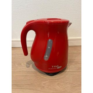 ティファール(T-fal)のティファール 電気ケトル 1.0L ジャスティン・プラス ロック レッド (電気ケトル)