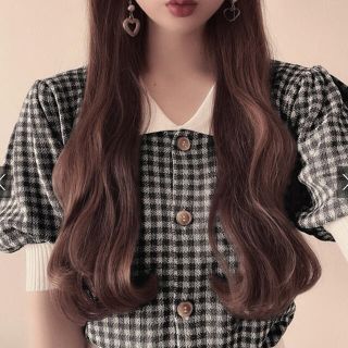 グレイル(GRL)の襟付きチェック柄ショート丈カーディガン(シャツ/ブラウス(半袖/袖なし))