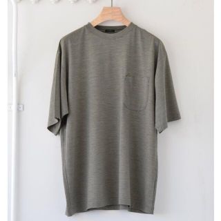 コモリ(COMOLI)の22SS COMOLI ウール天竺 半袖クルー ボーダー 4(Tシャツ/カットソー(半袖/袖なし))