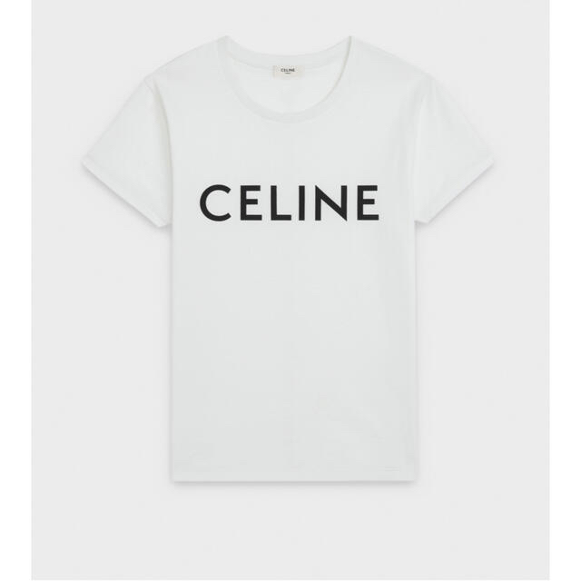 シンプルでおしゃれ 【未使用】CELINE セリーヌ クロップド Tシャツ 