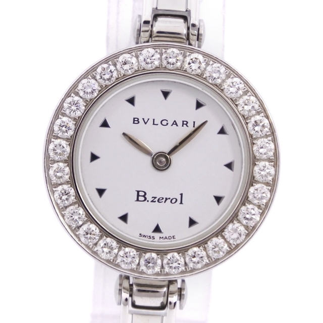 ブルガリ BVLGARI B-zero1 ベゼルダイヤ BZ22S ステンレススチール レディース 腕時計