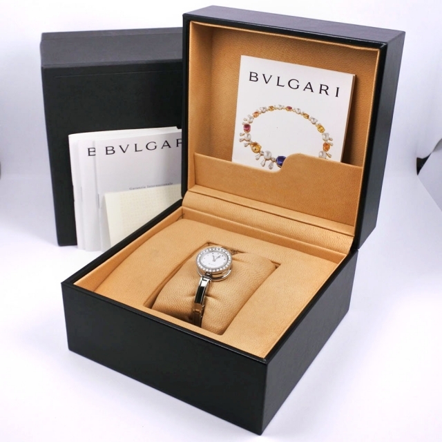 ブルガリ BVLGARI ビーゼロワン ダイヤ 腕時計 レディース シルバー