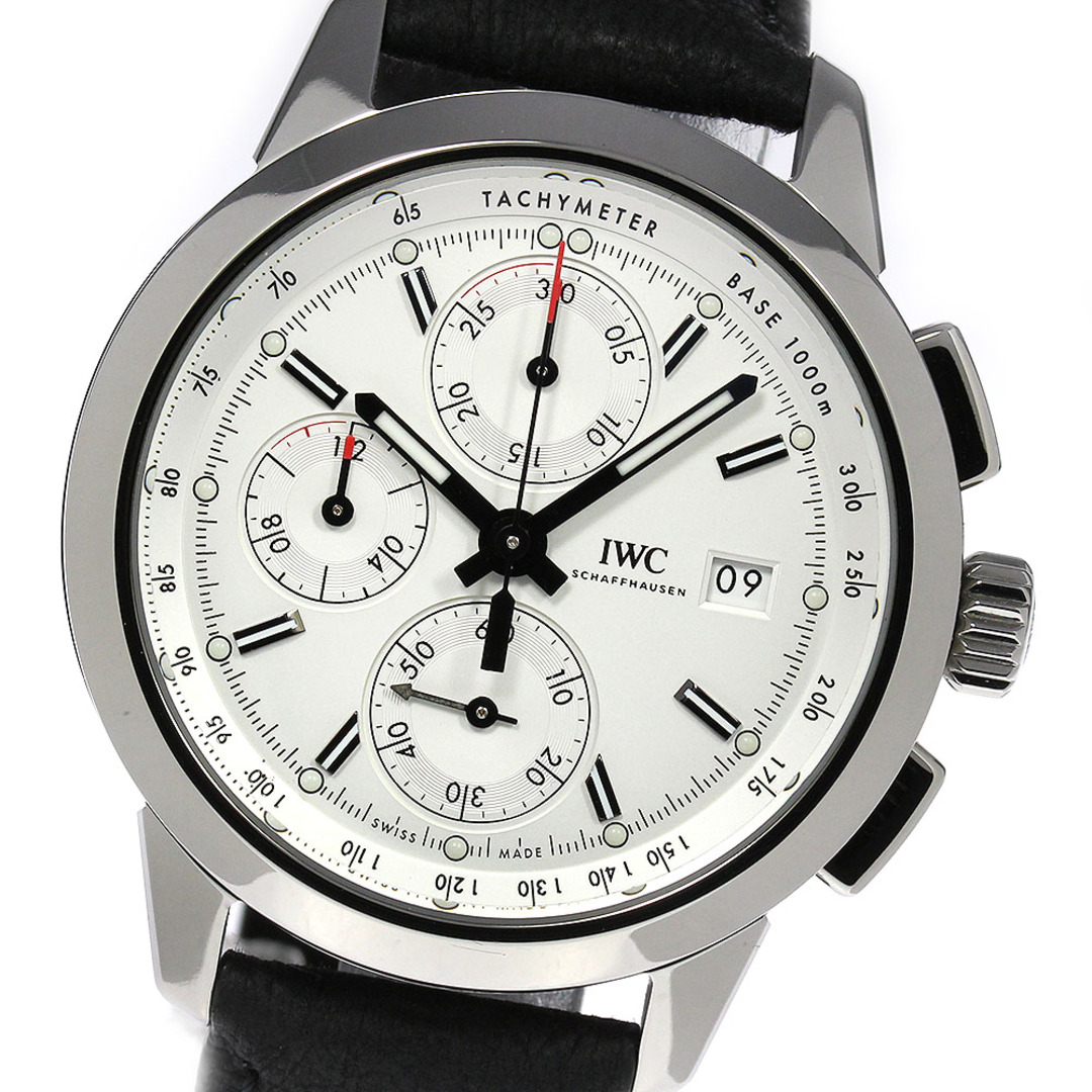 ☆良品★保証書付き【IWC SCHAFFHAUSEN】IWC インヂュニア W125 クロノグラフ 世界限定750本 IW380701 自動巻き メンズ  【232】