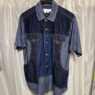 コムデギャルソン(COMME des GARCONS)のコムデギャルソン　デニム　半袖シャツ(シャツ)