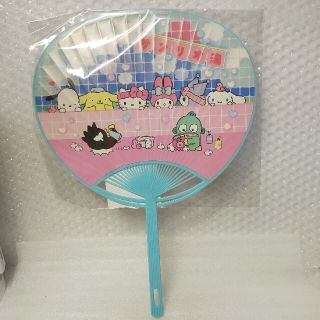 サンリオ(サンリオ)のサンリオゆ　いちご新聞　CUTE　CUTE　うちわ(キャラクターグッズ)