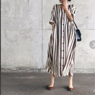 ザラ(ZARA)のZARA マルチカラーストライプワンピース(ロングワンピース/マキシワンピース)