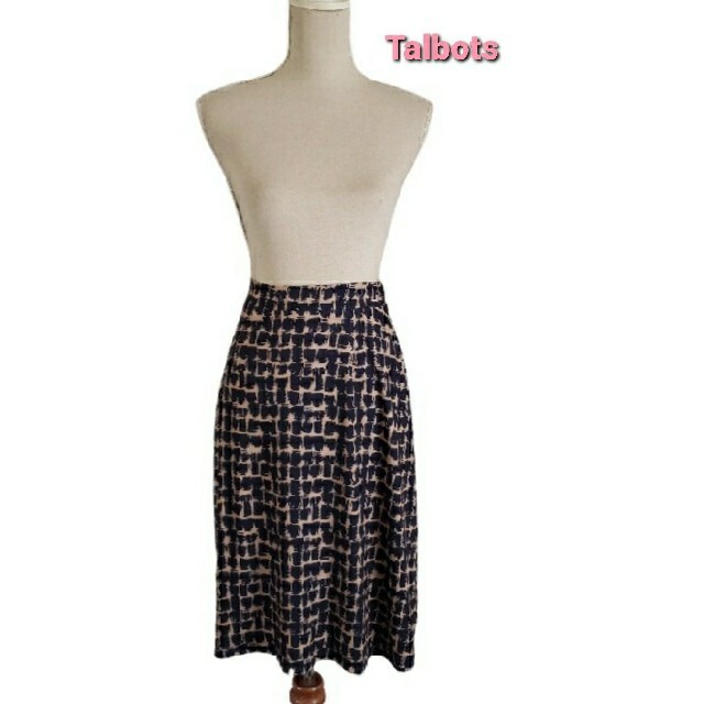 TALBOTS(タルボット)の大変美品　Talbots  シックで便利なジャージスカート レディースのワンピース(ひざ丈ワンピース)の商品写真