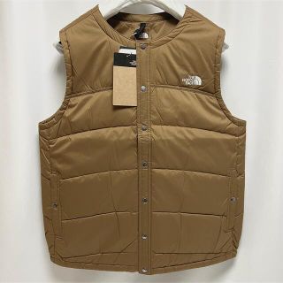 ザノースフェイス(THE NORTH FACE)のノースフェイス メドウウォーム ベスト Meadow Vest ダウンベスト 茶(ダウンベスト)