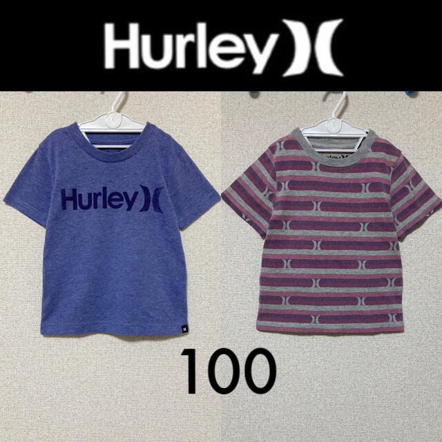 Hurley(ハーレー)のHurley kids☆半袖Ｔシャツ2着セット100ハーレーキッズボルコム キッズ/ベビー/マタニティのキッズ服男の子用(90cm~)(Tシャツ/カットソー)の商品写真