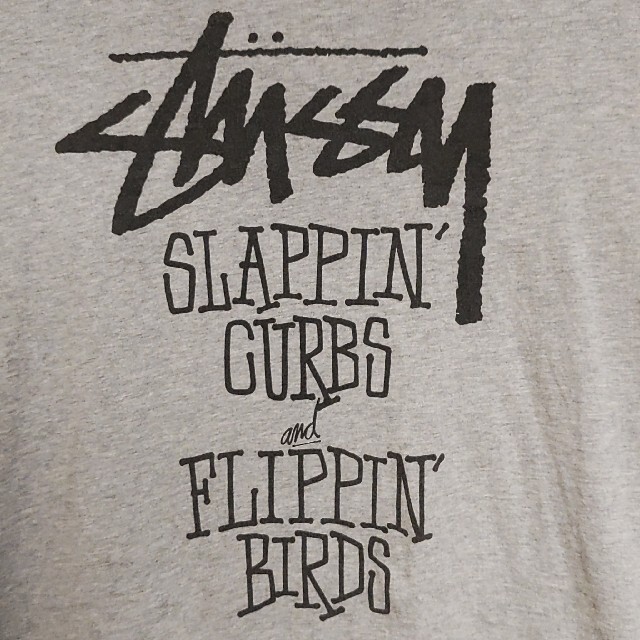 STUSSY(ステューシー)のステューシーSLAPPIN CURBS & FLIPPIN BIRDS長袖ロンT メンズのトップス(Tシャツ/カットソー(七分/長袖))の商品写真