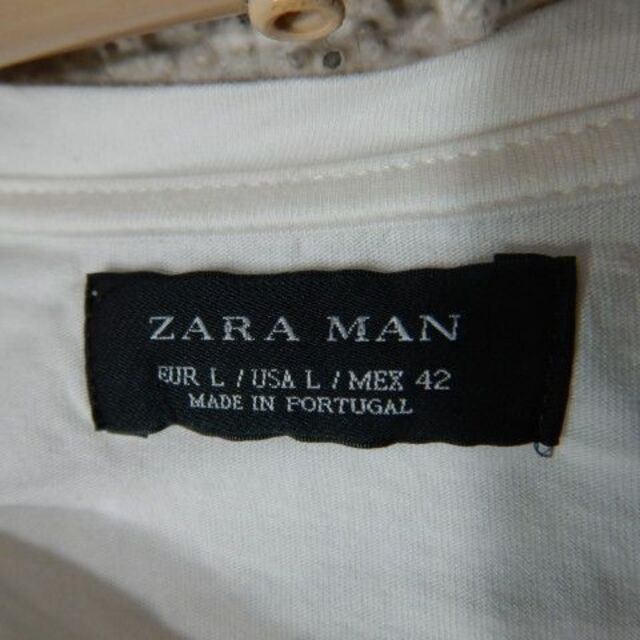 ZARA(ザラ)の7444　Zara　MAN　ザラ　半袖　切り替え　デザイン　tシャツ　人気 メンズのトップス(Tシャツ/カットソー(半袖/袖なし))の商品写真