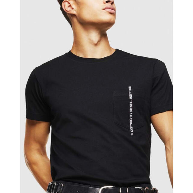 DIESEL 新品未使用 Lサイズ Tシャツ カットソー 黒 ディーゼル