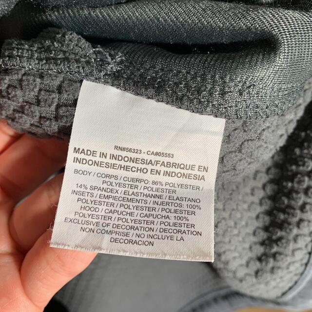 Nike トラックジャケット グレー ワンポイント 刺繍ロゴ フード付き メンズのトップス(ジャージ)の商品写真