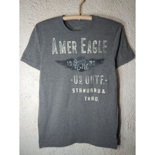 アメリカンイーグル(American Eagle)の7446　アメリカン　イーグル　ハイチ製　tシャツ　オールドプリント　デザイン(Tシャツ/カットソー(半袖/袖なし))