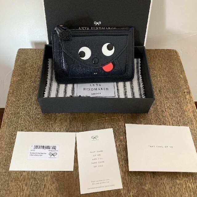 ANYA HINDMARCH(アニヤハインドマーチ)の美品　アニヤ　ハインドマーチ Zany Zipped Card Case レディースのファッション小物(コインケース)の商品写真