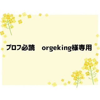 プロフ必読 oregeking様専用ページ　ありがとうございました。(ブラ)