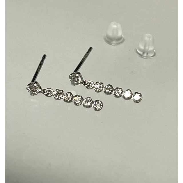 pt850ダイヤ付きピアス ピアス(両耳用) 正規輸入代理店 | asso