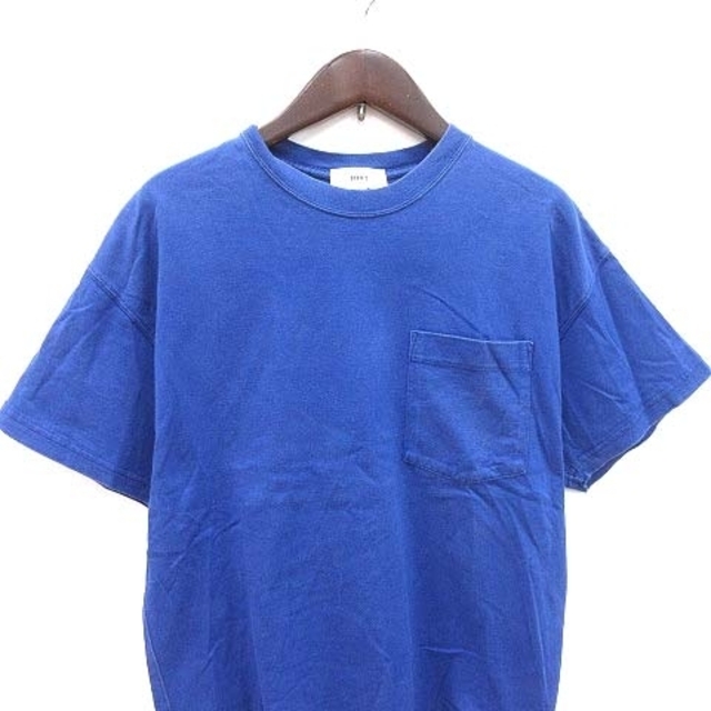 HYKE(ハイク)のハイク HYKE Tシャツ カットソー 半袖 クルーネック 1 青 ブルー レディースのトップス(Tシャツ(半袖/袖なし))の商品写真