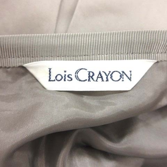 Lois CRAYON(ロイスクレヨン)のロイスクレヨン Lois CRAYON プリーツスカート ロング M グレージュ レディースのスカート(ロングスカート)の商品写真