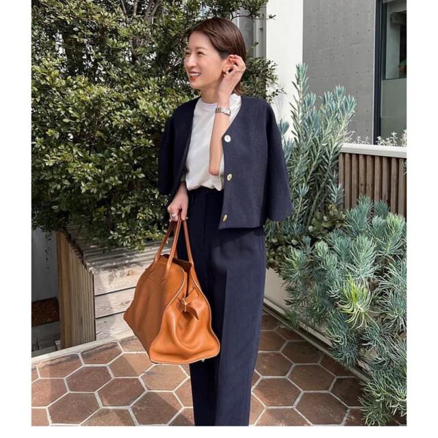 CLANE V NECK COCOON SHORT JACKET awasser.com