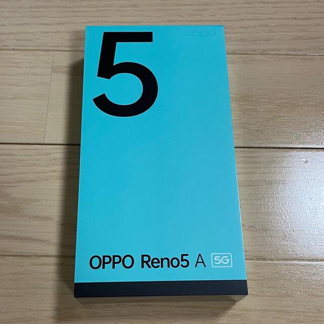 新品未開封 OPPO reno 5a A103OPアイスブルー simフリー