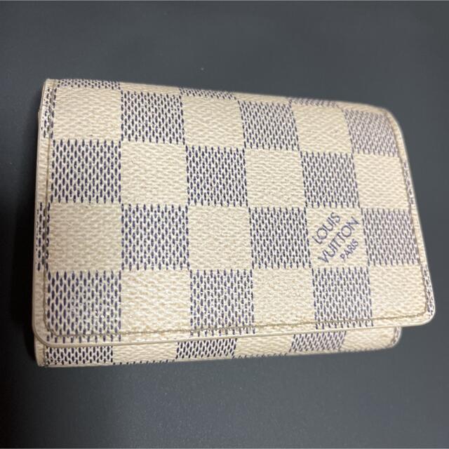 LOUIS VUITTON(ルイヴィトン)のヴィトンダミエアズール名刺入れ レディースのファッション小物(名刺入れ/定期入れ)の商品写真