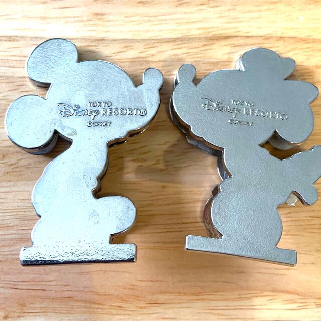 Disney(ディズニー)のミッキー&ミニー　フォトクリップ　写真たて インテリア/住まい/日用品のインテリア小物(フォトフレーム)の商品写真