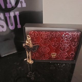 アナスイ(ANNA SUI)のANNA SUIローズハート定期入れ(名刺入れ/定期入れ)