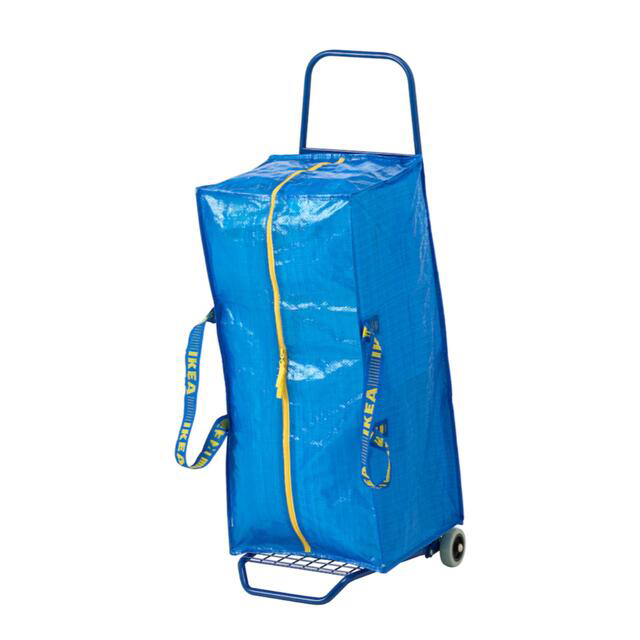 IKEA(イケア)のイケア トロリー用バッグ ブルーFRAKTA フラクタ レディースのバッグ(エコバッグ)の商品写真