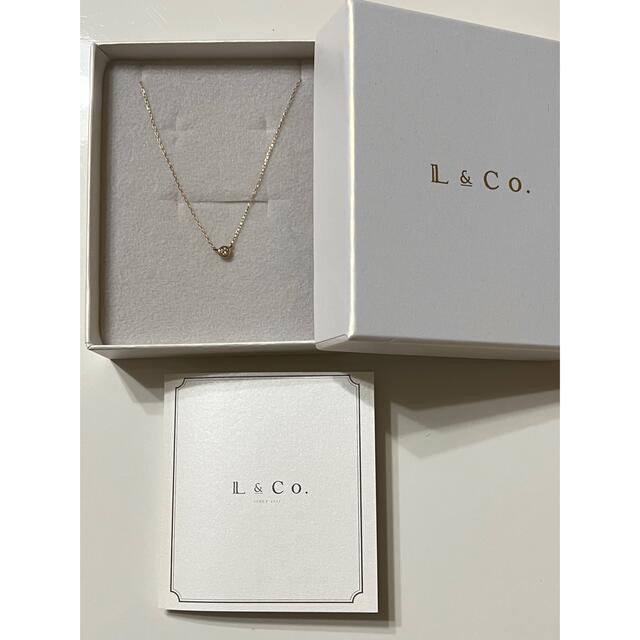 フルオーダー L&Co. 一粒ダイヤモンド ネックレス K10 - 通販