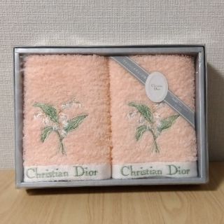 クリスチャンディオール(Christian Dior)の【Christian Dior】ウォッシュタオル２枚組(タオル/バス用品)