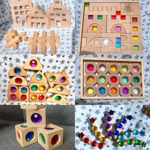 送料無料激安祭 ジュエル 積み木 オーダーメイド すい様専用