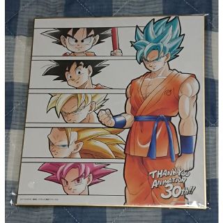 ドラゴンボール(ドラゴンボール)のドラゴンボール１番くじラストワン色紙2枚セット(新品未使用)(アニメ/ゲーム)