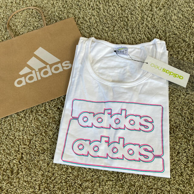 adidas(アディダス)のadidas レディース Tシャツ L 【新品★送料込み】 レディースのトップス(Tシャツ(半袖/袖なし))の商品写真
