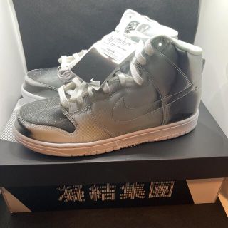 ナイキ(NIKE)の27.5cm CLOT Nike Dunk High Silver Flux(スニーカー)