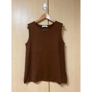 マウジー(moussy)のMOUSSY ニットトップス ノースリーブ(タンクトップ)