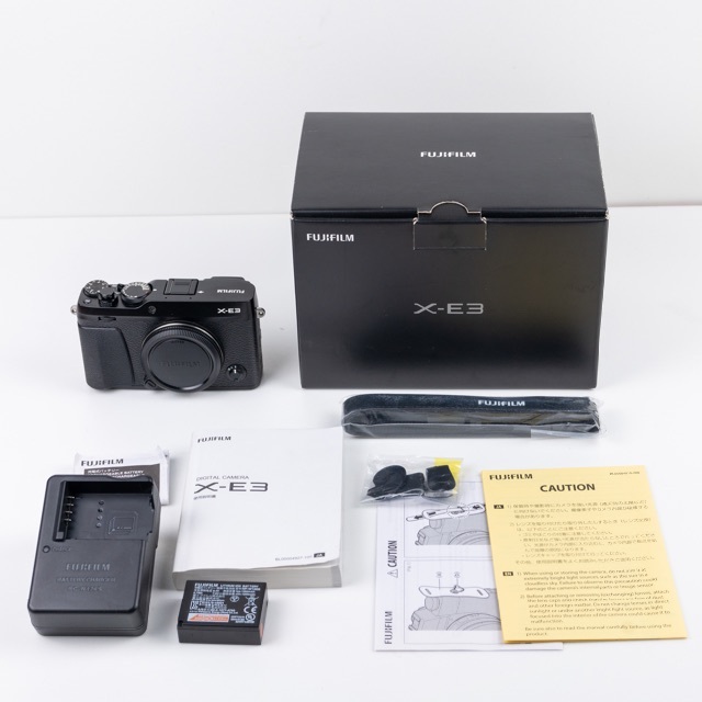 楽天 富士フイルム - 良品 FUJIFILM フジフイルム X-E3 黒 元箱等付属