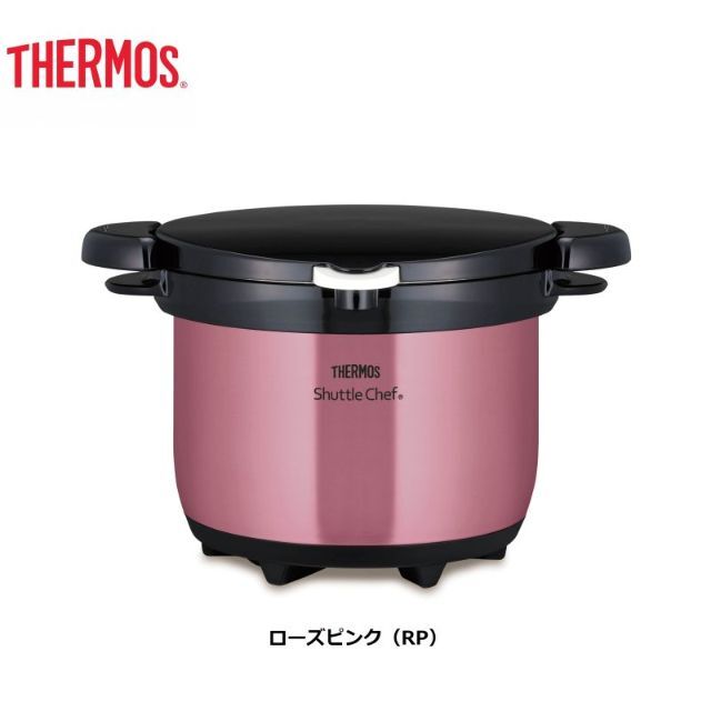 THERMOS(サーモス)のTHERMOS シャトルシェフ 3.0L 真空保温調理器  KBA-3001RP スマホ/家電/カメラの調理家電(調理機器)の商品写真