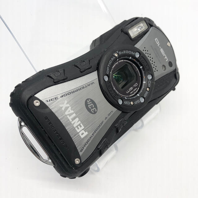 PENTAX 防水デジタルカメラ PENTAX WG-10 レッド 1cmマクロ マクロスタンド付属 PENTAX WG-10RD 12653 - 4