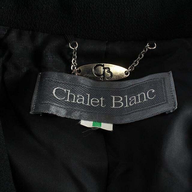 ♠︎Chalet Blanc♠︎ チェスターコート カシミヤ シルク ネイビー