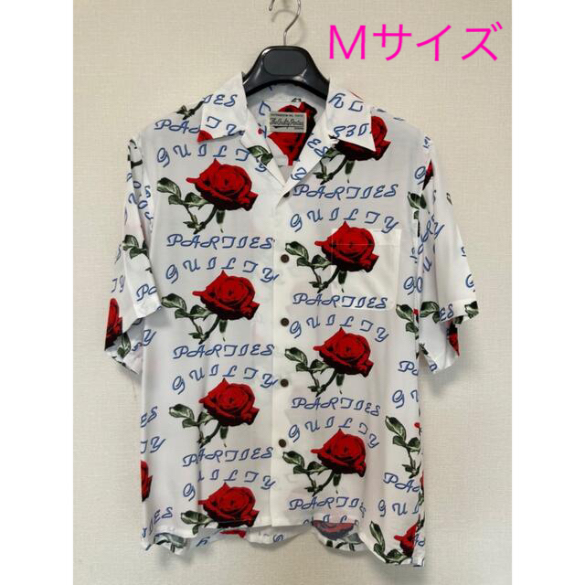 WACKO MARIA HAWAIIAN SHIRT  White Mローズ