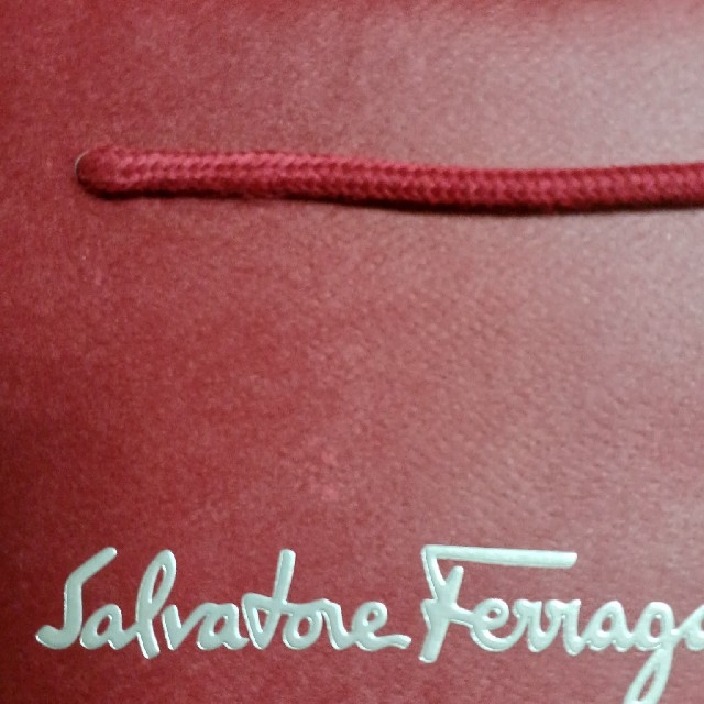 Salvatore Ferragamo(サルヴァトーレフェラガモ)のフェラガモ  Ferragamo ショッパー 紙袋　2枚組 レディースのバッグ(ショップ袋)の商品写真