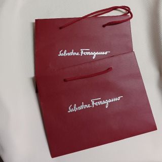 サルヴァトーレフェラガモ(Salvatore Ferragamo)のフェラガモ  Ferragamo ショッパー 紙袋　2枚組(ショップ袋)