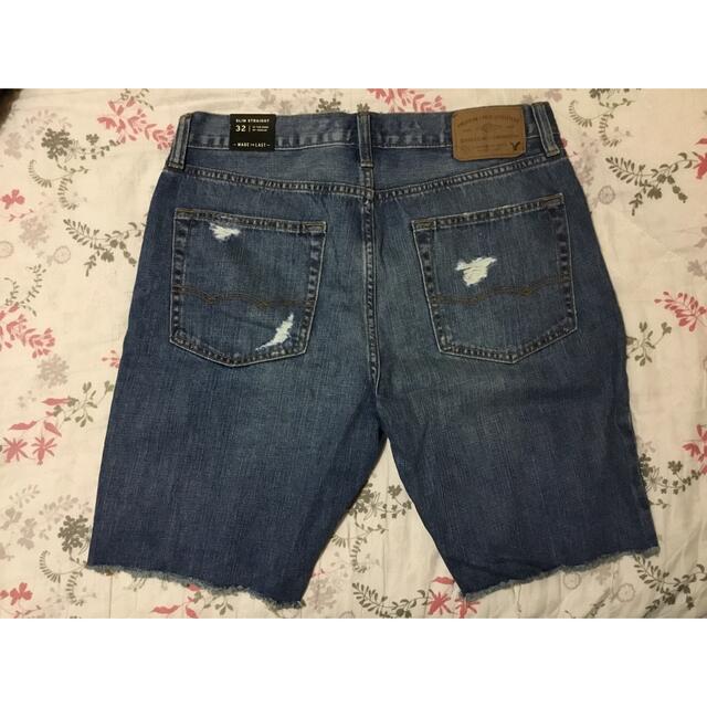 American Eagle(アメリカンイーグル)のAmerican eagle ダメージデニムショーツ メンズのパンツ(デニム/ジーンズ)の商品写真