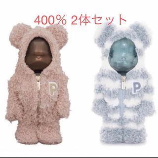 ベアブリック(BE@RBRICK)のジェラートピケ　ベアブリック400% 2体セット(フィギュア)