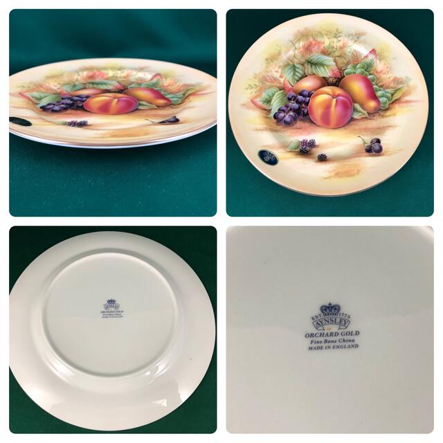 Aynsley China(エインズレイ)の◆英国製◆エインズレイ/AYNSLAY オーチャードゴールド◆食器4点セット◆ インテリア/住まい/日用品のキッチン/食器(食器)の商品写真