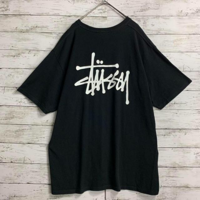 ス・ナイキ↙ STUSSY - ステューシー Tシャツ 両面プリント 即完売