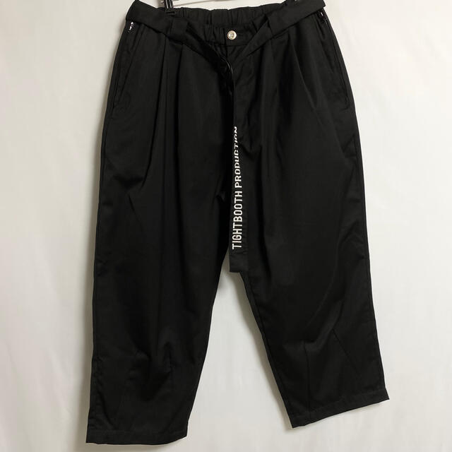 tightbooth baggy slacks バギースラックス ブラック バーゲンで www