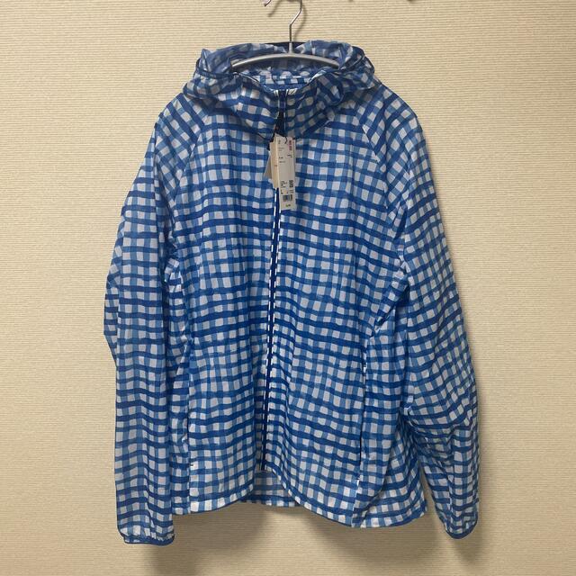 UNIQLO＋MARNI  ポケッタブルパーカー Lサイズ 65 Blue