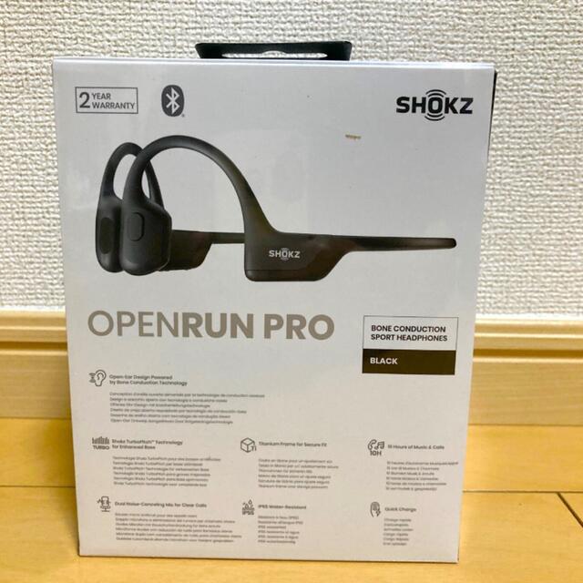 新品未使用 SHOKZ 骨伝導イヤホン OPENRUN PRO BLACK 新品未使用 SHOKZ 骨伝導イヤホン OPENRUN PRO BLACK
